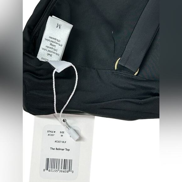 Andie Swim The Belmar Top in Black NWT Size Medium - Picture 7 of 10